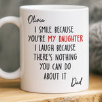 Custom Mug - Personalized Birthday Gifts For Dad, Daughter - Home Is Where We Belong
