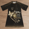 Grandma’s Love Is The Best Gift Of All - Family Personalized Custom Women's Sleep Tee - Mother's Day Gift For Mom, Grandma