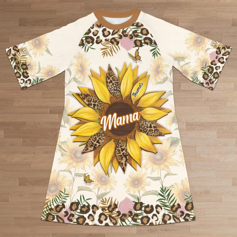 You Are Loved More Than Words Can Say - Family Personalized Custom Women's Sleep Tee - Mother's Day, Gift For Mom, Grandma