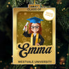 Custom Toy Box Acrylic Ornament - Personalized Christmas Graduation Gifts For Her - Cheers To New Chapters