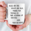 Custom Mug - Personalized Christmas Birthday Gifts For Dog Lovers, Dog Dad And Mom - Pet Hair, Don’t Care