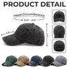 Custom Vintage Washed Denim Baseball Cap - Personalized Christmas Birthday Gifts For Dog Lovers, Dog Dad And Mom - This Is My Emotional Support Legend