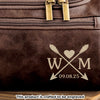 Custom Engraved Leather Toiletry Bag - Personalized Birthday Gifts For Dad, Brother, Grandpa, Husband - Proud Of You Always