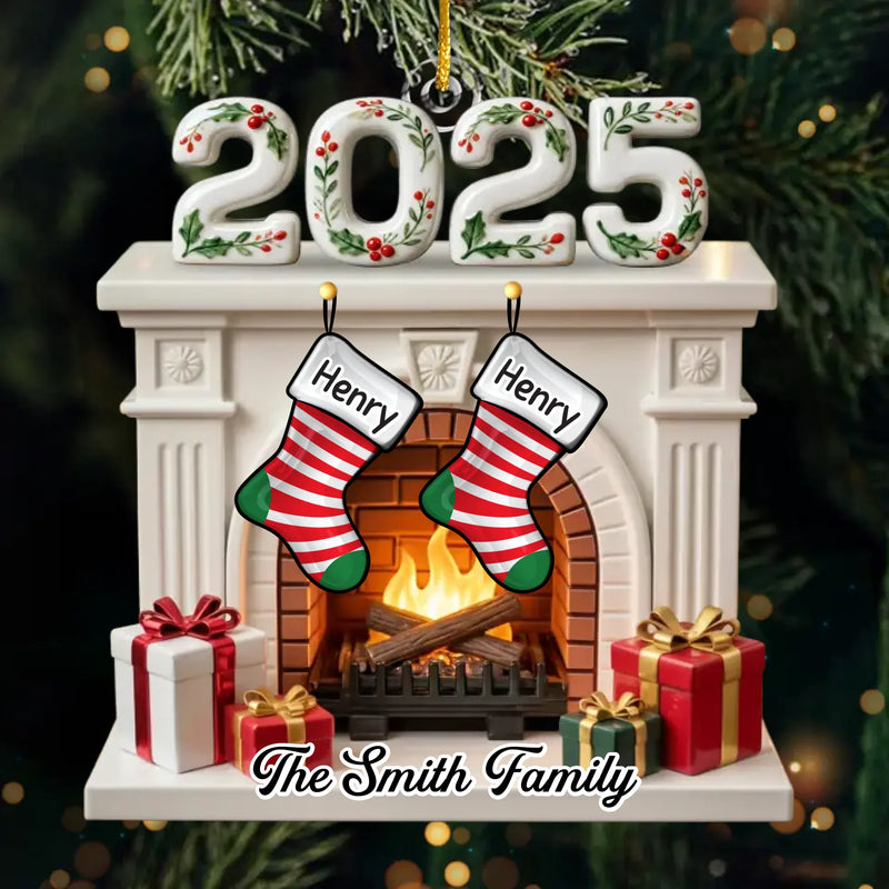 Custom Acrylic Ornament - Personalized Christmas Birthday Gifts For Mom, Dad, Brother, Sister, Kids - You Make My Holiday Shine