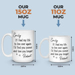 Custom Mug - Personalized Anniversary Wedding Gifts For Husband, Wife, Couple - Love You More Every Day