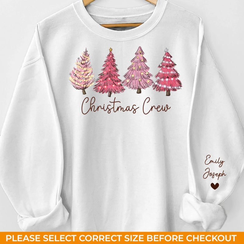 Cherish Every Moment With Your Loved Ones - Family Personalized Custom Unisex Sweatshirt With Design On Sleeve - Christmas Gift For Family Members