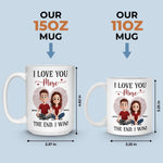 Custom Mug - Personalized Anniversary Wedding Gifts For Husband, Wife, Couple - Two Hearts One Story