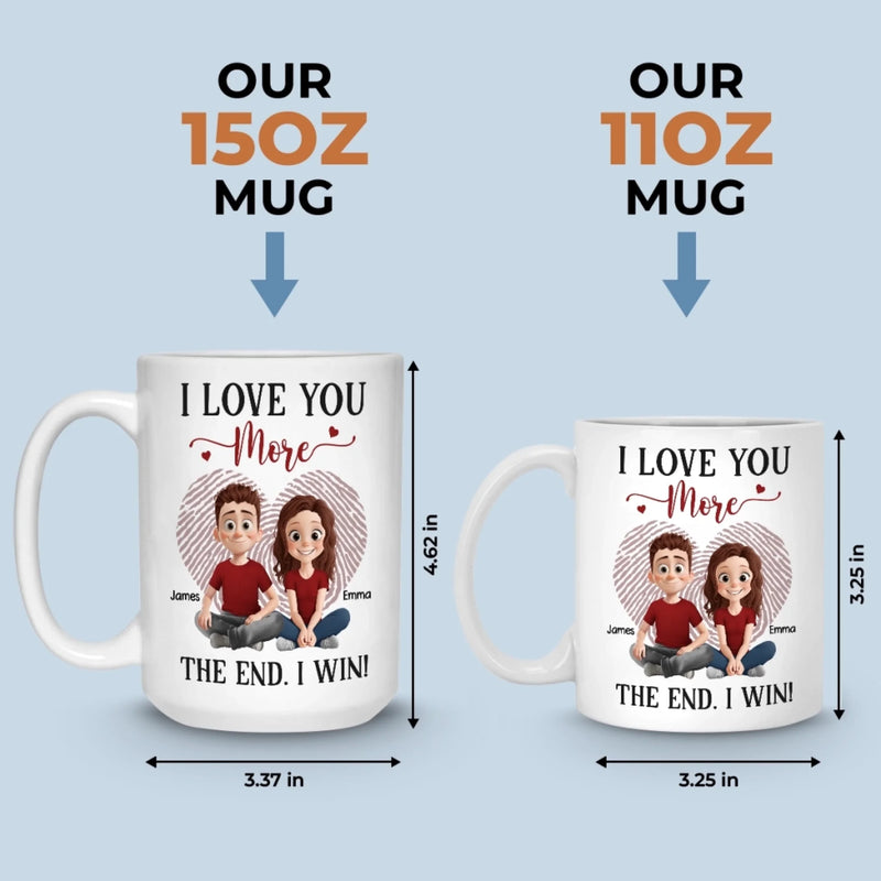 Custom Mug - Personalized Anniversary Wedding Gifts For Husband And Wife, Him And Her - Two Hearts One Story