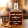 Custom Whiskey Bottle - Personalized Anniversary Wedding Gifts For Husband And Wife, Him And Her - Soulmates In Our Own Way