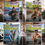 Custom Photo Magazine Blanket - Personalized Christmas Birthday Fishing Gifts For Anglers - Masters Of The Deep