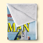 Custom Photo Magazine Blanket - Personalized Christmas Birthday Fishing Gifts For Anglers - Masters Of The Deep