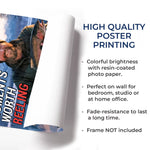 Custom Photo Magazine Vertical Poster - Personalized Christmas Birthday Fishing Gifts For Fisherman, Dad, Husband - The Legend Reels On