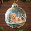 Custom Photo Acrylic Ornament - Personalized Christmas Birthday Gifts For Dog Cat Lovers, Dog Dad And Mom, Cat Owners - Merry Woofmas From The Goodest Pup