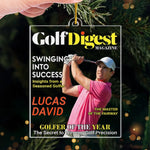 Custom Photo Magazine Acrylic Ornament - Personalized Christmas Birthday Golf Gifts For Golf Lovers - Master Of The Swing Arc