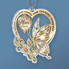 Custom Acrylic Car Ornament - Personalized Memorial Sympathy Gifts For Loss Of Mom, Dad - Forever My Guardian