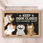 Custom Home Decor Decorative Mat - Personalized  Birthday Gifts For Cat Lovers - Beware Of Cat Attitude