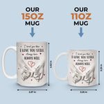 Custom 3D Inflated Effect Printed Mug - Personalized Anniversary Wedding Gifts For Husband, Wife, Couple - Love Grows Stronger With Us