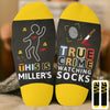 Custom True Crime Crew Socks - Personalized Birthday Gifts For Best Friends, Family, Coworker, Work Bestie - Killer Style Everyday