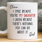 Custom Mug - Personalized Birthday Gifts For Dad, Daughter - Home Is Where We Belong
