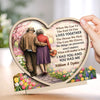 Custom 2-Layered Wooden Plaque - Personalized Anniversary Wedding Gifts For Husband And Wife, Him And Her - Love Looks Good On Us