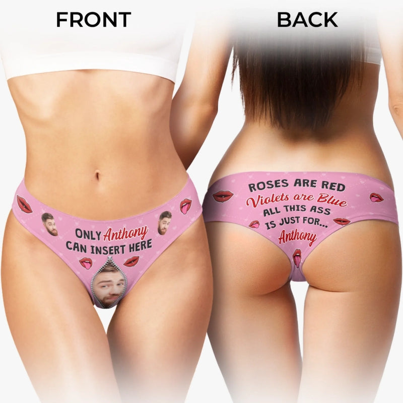 Custom Photo Women Briefs - Personalized Anniversary Wedding Gifts For Husband And Wife, Him And Her - Just For You