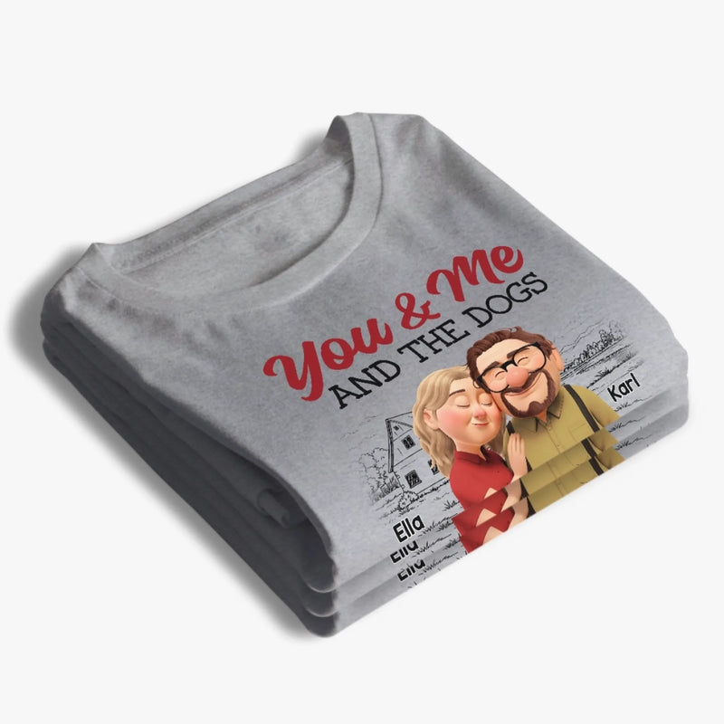 Custom Unisex T-shirt, Premium T-shirt, Hoodie - Personalized Anniversary Wedding Gifts For Husband And Wife, Dog Cat Lovers - You Are My Safe Place