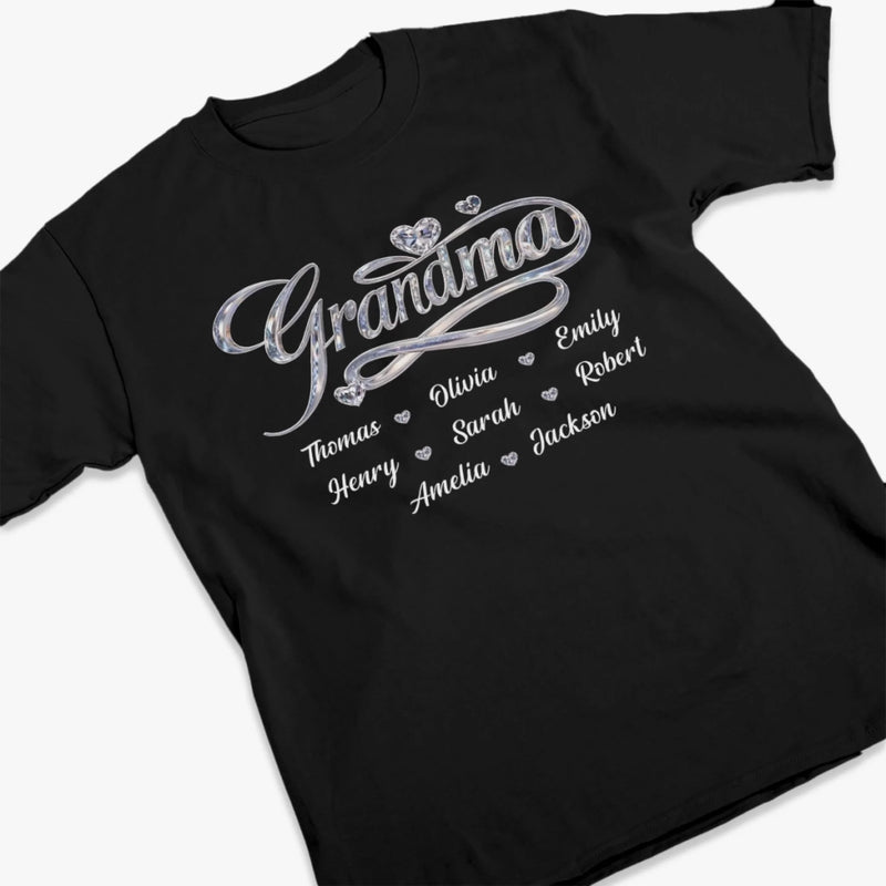 Custom Unisex T-shirt, Premium T-shirt, Hoodie - Personalized Birthday Gifts For Mom, Grandma - Forever My Safe Place