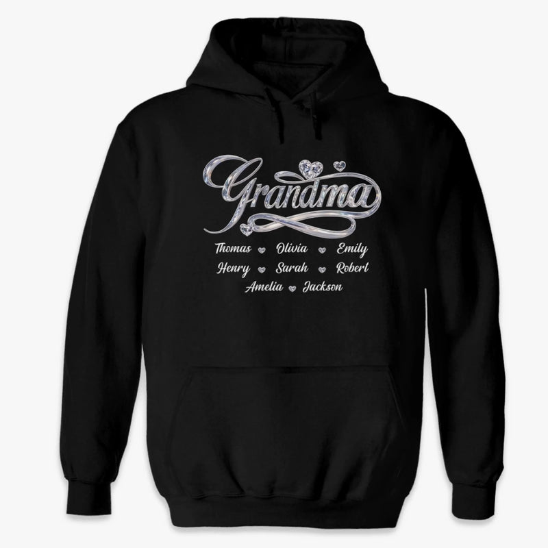 Custom Unisex T-shirt, Premium T-shirt, Hoodie - Personalized Birthday Gifts For Mom, Grandma - Forever My Safe Place