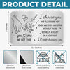 Custom Aluminum Wallet Card - Personalized Anniversary Wedding Gifts For Husband And Wife, Him And Her - Love Feels Steady With You
