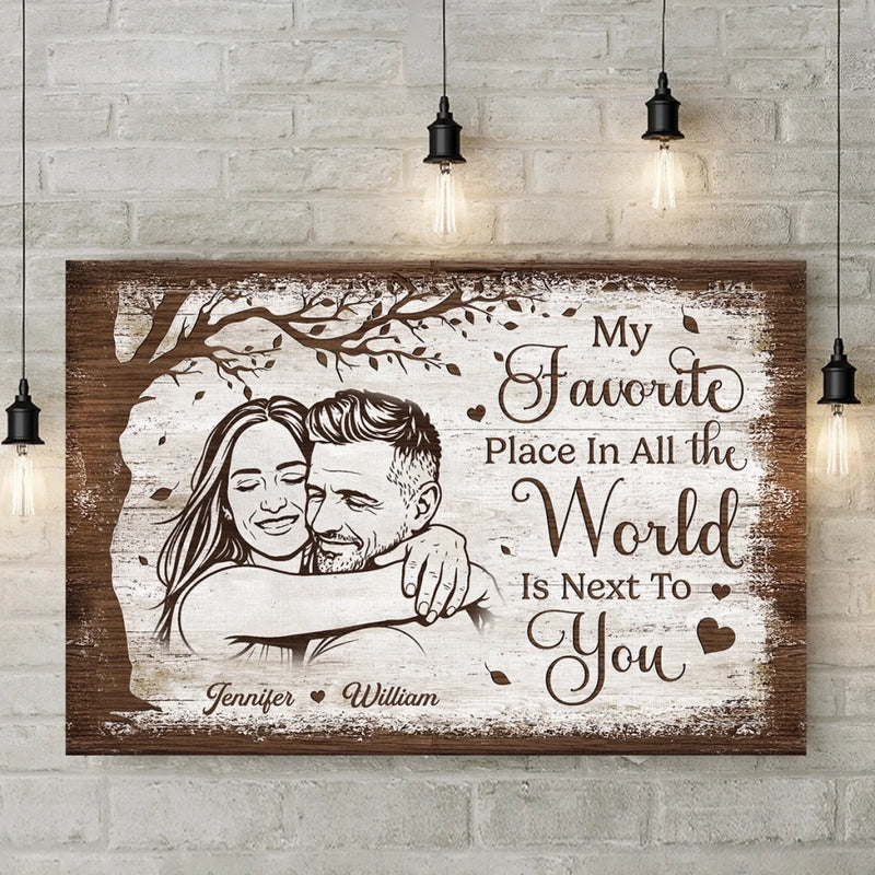 Custom Photo Horizontal Canvas - Personalized Anniversary Wedding Gifts For Husband And Wife, Him And Her - Choosing Love Every Morning