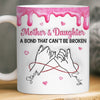 Custom 3D Inflated Effect Printed Mug - Personalized Birthday Gifts For Mom, Daughter - Queen Of My Heart