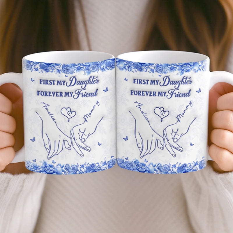 Custom 3D Inflated Effect Printed Mug - Personalized Birthday Gifts For Mom, Daughter - Grateful For You Always