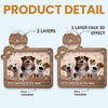 We're Watching You - Dog & Cat Personalized Custom Car Visor Clip - Gift For Pet Owners, Pet Lovers