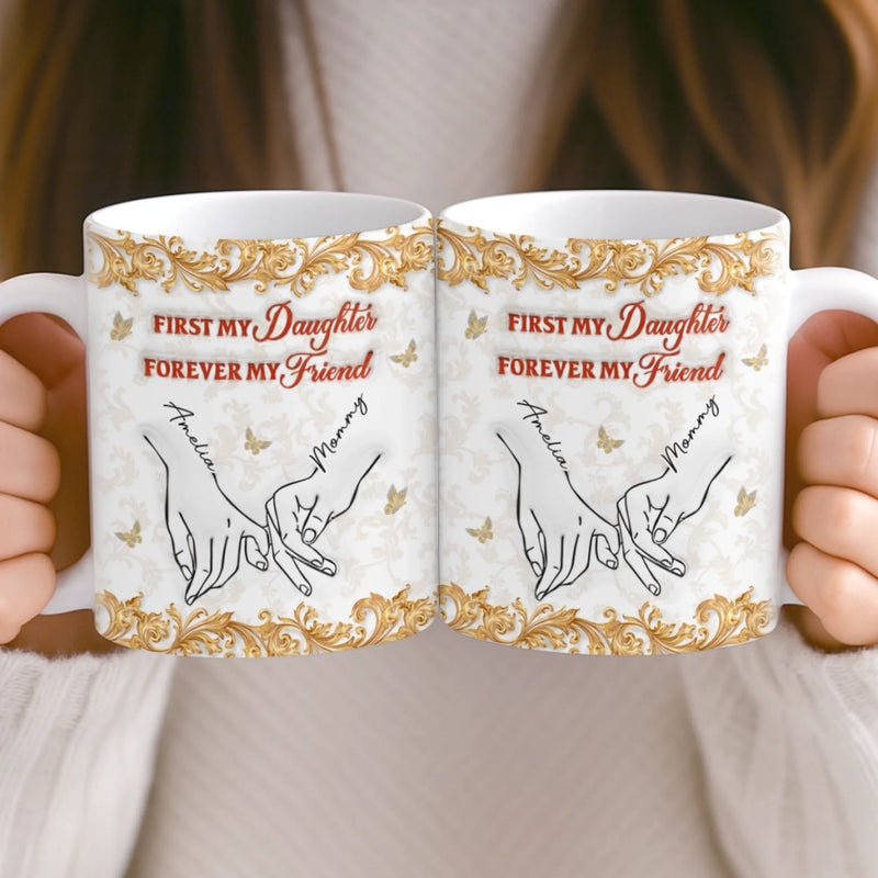 Custom 3D Inflated Effect Printed Mug - Personalized Birthday Gifts For Mom, Daughter - Simply The Best Mom
