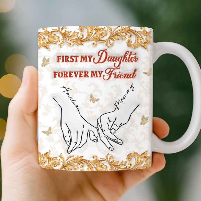 Custom 3D Inflated Effect Printed Mug - Personalized Birthday Gifts For Mom, Daughter - Simply The Best Mom