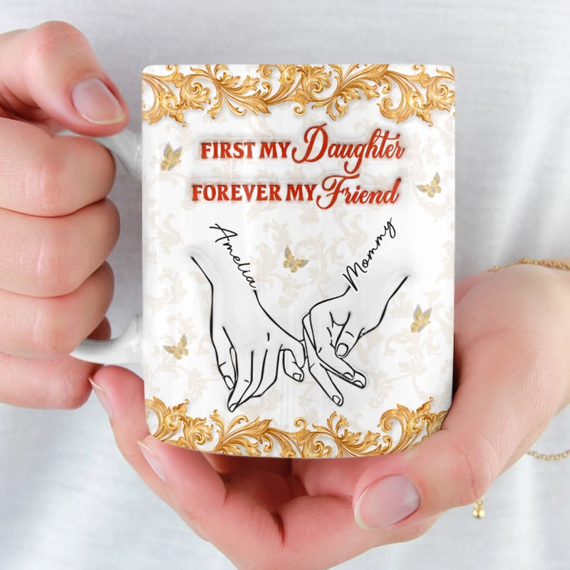 Custom 3D Inflated Effect Printed Mug - Personalized Birthday Gifts For Mom, Daughter - Simply The Best Mom