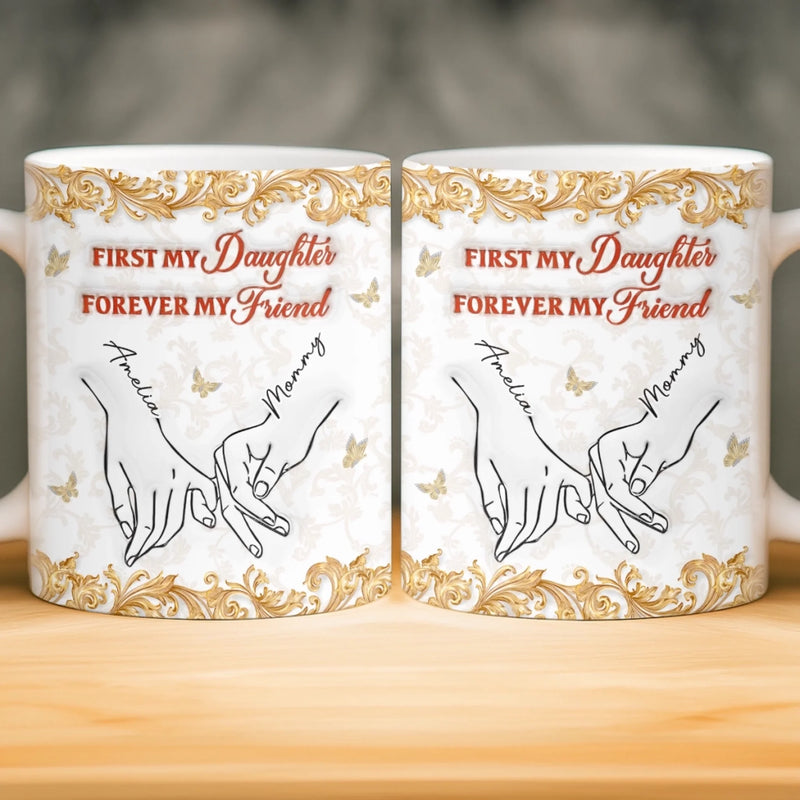 Custom 3D Inflated Effect Printed Mug - Personalized Birthday Gifts For Mom, Daughter - Simply The Best Mom