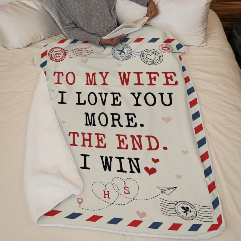 Custom Blanket - Personalized Anniversary Wedding Gifts For Husband And Wife, Him And Her - You Are My Chosen Calm