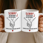 Custom 3D Inflated Effect Printed Mug - Personalized Anniversary Wedding Gifts For Husband, Wife, Couple - Side By Side Feels Natural
