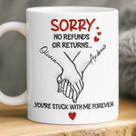 Custom 3D Inflated Effect Printed Mug - Personalized Anniversary Wedding Gifts For Husband, Wife, Couple - Side By Side Feels Natural