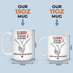 Custom 3D Inflated Effect Printed Mug - Personalized Anniversary Wedding Gifts For Husband, Wife, Couple - Side By Side Feels Natural