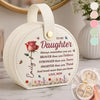 Custom Jewelry Box With Handle - Personalized Birthday Gifts For Mom, Daughter - Forever My Little Girl
