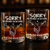 Custom Whiskey Glass - Personalized Anniversary Wedding Gifts For Husband And Wife, Him And Her - No Refunds, Forever Yours