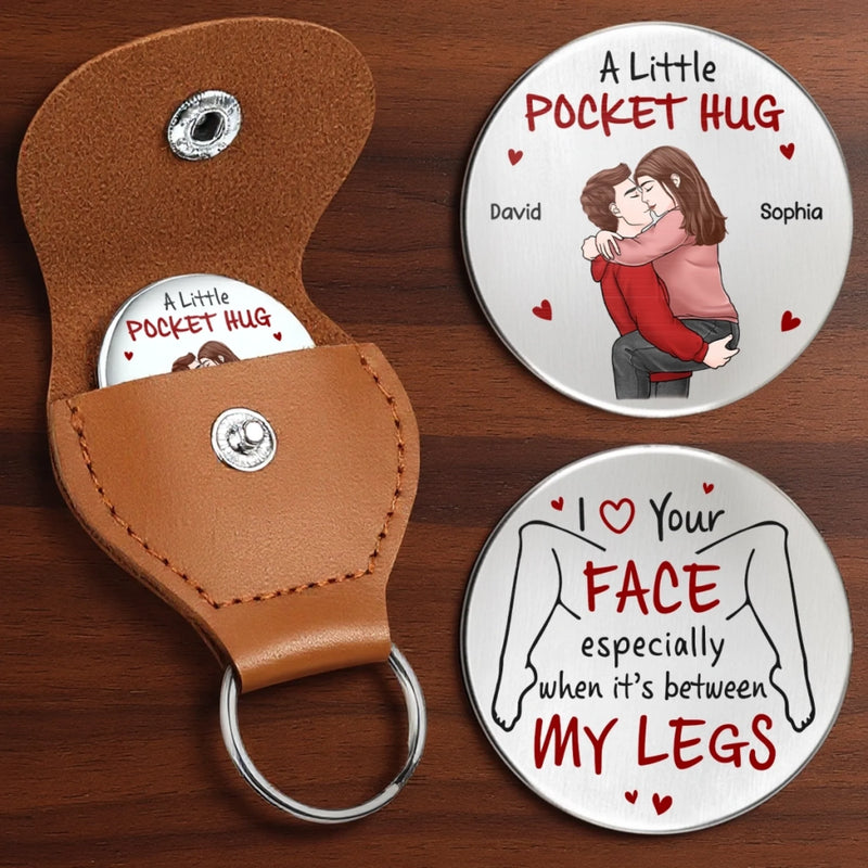 Custom Pocket Hug - Personalized Anniversary Wedding Gifts For Husband And Wife, Him And Her - Together We Always Choose Us