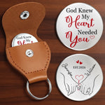 Custom Pocket Hug - Personalized Anniversary Wedding Gifts For Husband, Wife, Couple - With All My Love