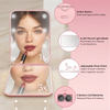 Custom LED Compact Makeup Mirror - Personalized Anniversary Wedding Gifts For Husband And Wife, Him And Her - Built On Care And Trust