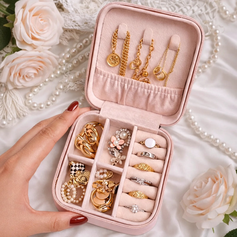 Custom Square Jewelry Case - Personalized Birthday Gifts For Mom, Daughter - You Make Motherhood Beautiful