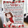 Custom Blanket - Personalized Anniversary Wedding Gifts For Husband And Wife, Him And Her - Together Feels Just Right