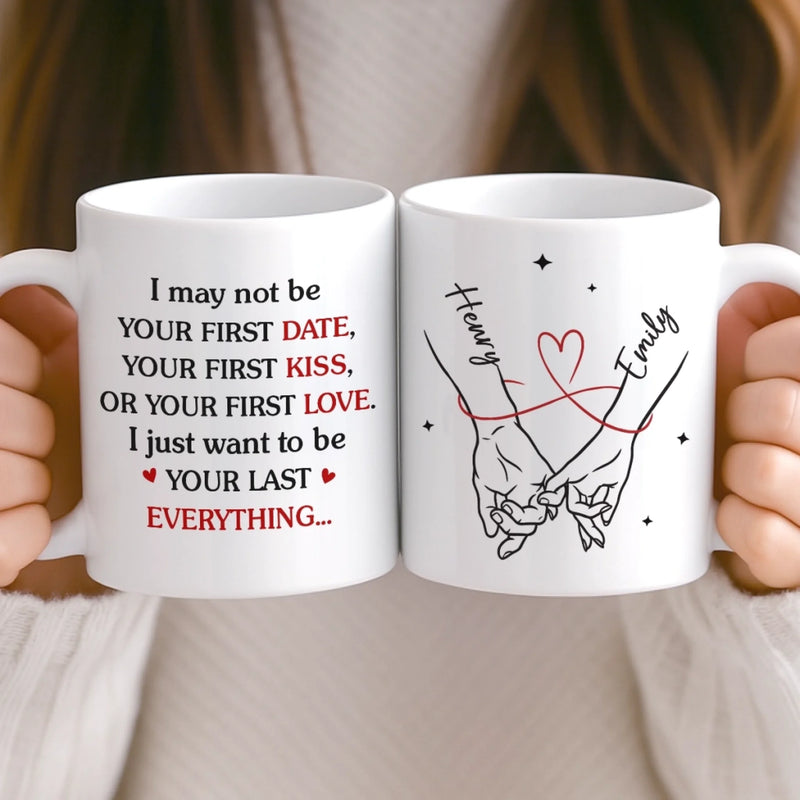 Custom Mug - Personalized Anniversary Wedding Gifts For Husband And Wife, Him And Her - Sip Love Repeat