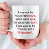 Custom Mug - Personalized Anniversary Wedding Gifts For Husband And Wife, Him And Her - Sip Love Repeat